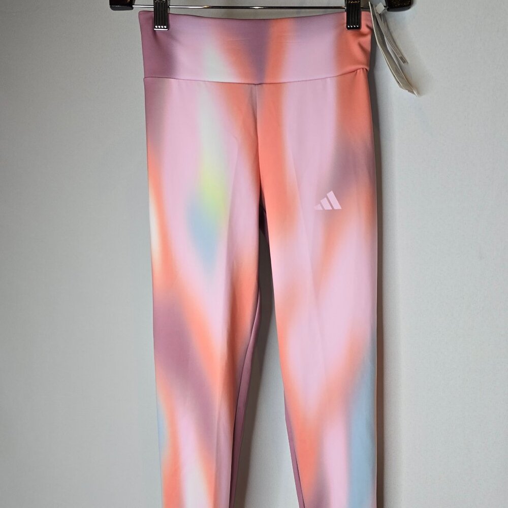 Adidas Hyper Real Sublimated Tight in Wonder Orchid, various girls' sizes, NWT